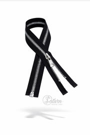 Fermoar Metalic Detasabil Tip 8 – 50–70 cm, 50 Bucati/Pachet, Pentru Haine/Jachete si Geci