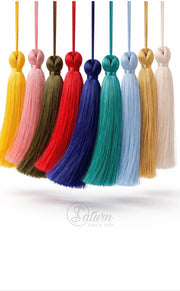 Ciucuri Decorativi Colorati 7 Cm/ 10buc pachet – Ciucuri Textile pentru Decor si Handmade