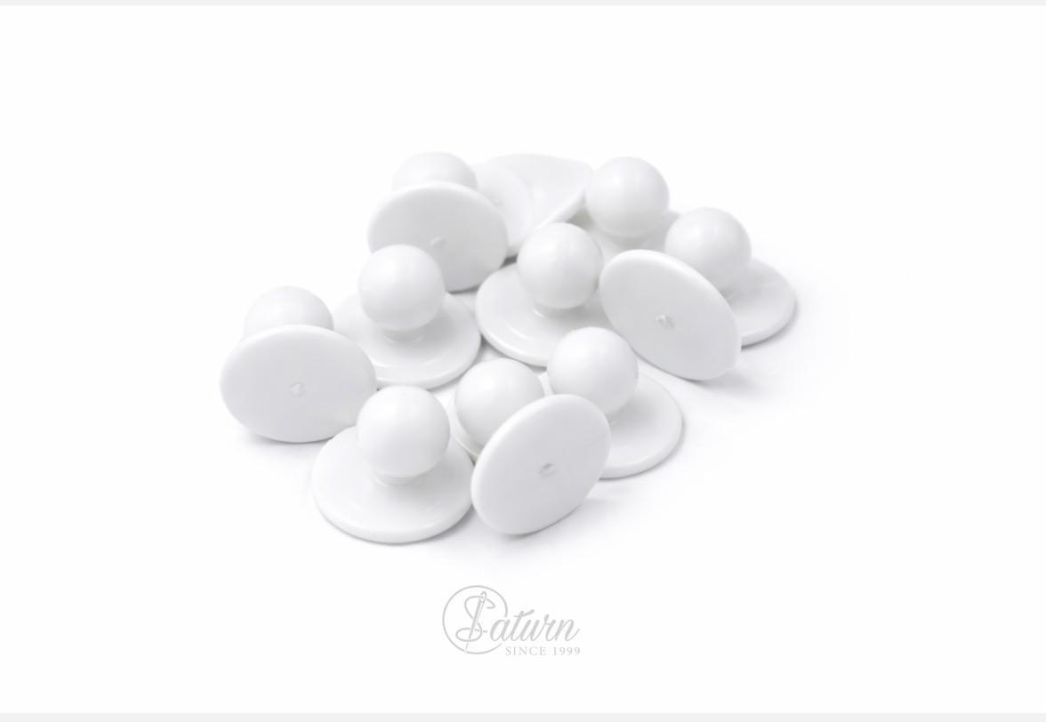 Nasturi pentru imbracaminte bucatar, plastic – 18 mm/ 200 buc/punga