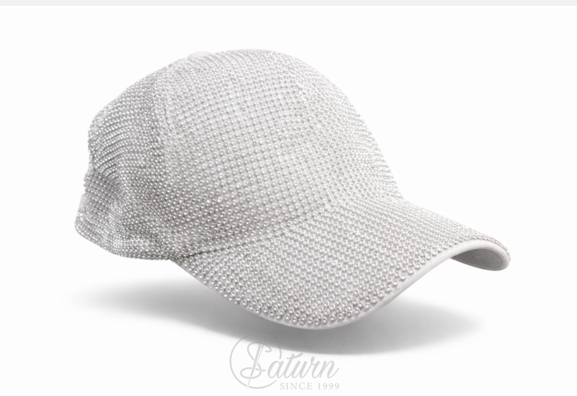 Sapca Eleganta Dama cu Strasuri Argintii – Captușita cu Bumbac