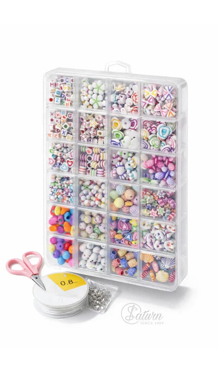 Margele pentru bratari – set creatie bijuterii, multicolor