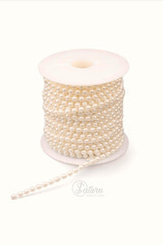 Jumatati de perle pe sirag 4mm(25 yards / 22.8 metri rola)