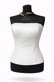 Corset din tafta fara bretele – corset modelator elegant dama pentru rochii si tinute de ocazie M22