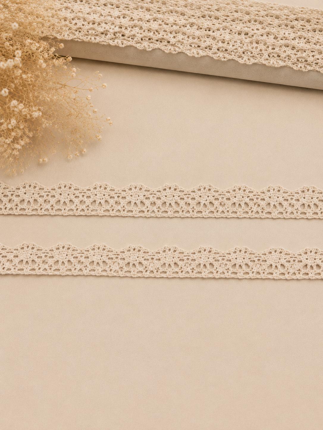 Dantela Bumbac,latime 1.5 Cm #1476 (15 Yards/Rola)