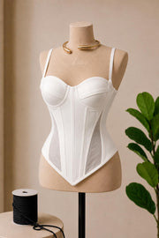 Corset cu cupe și bretele M41 – Corset elegant modelator pentru rochii și ținute de ocazie