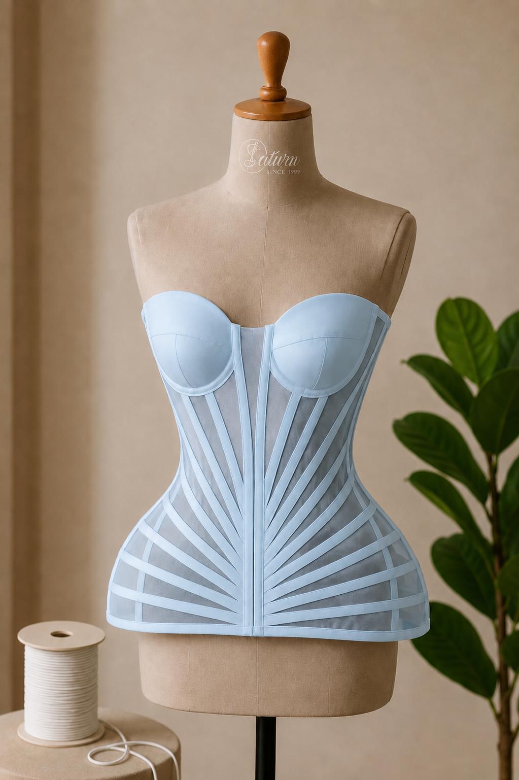 Corset care Evidentiaza talia si bustul cu Cupe Integrate  M19