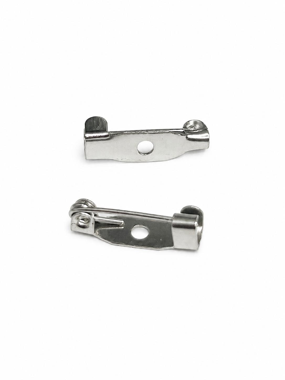 Ace de brosa metalice cu doua orificii – Nickel – 15,20, 25 si 30 mm