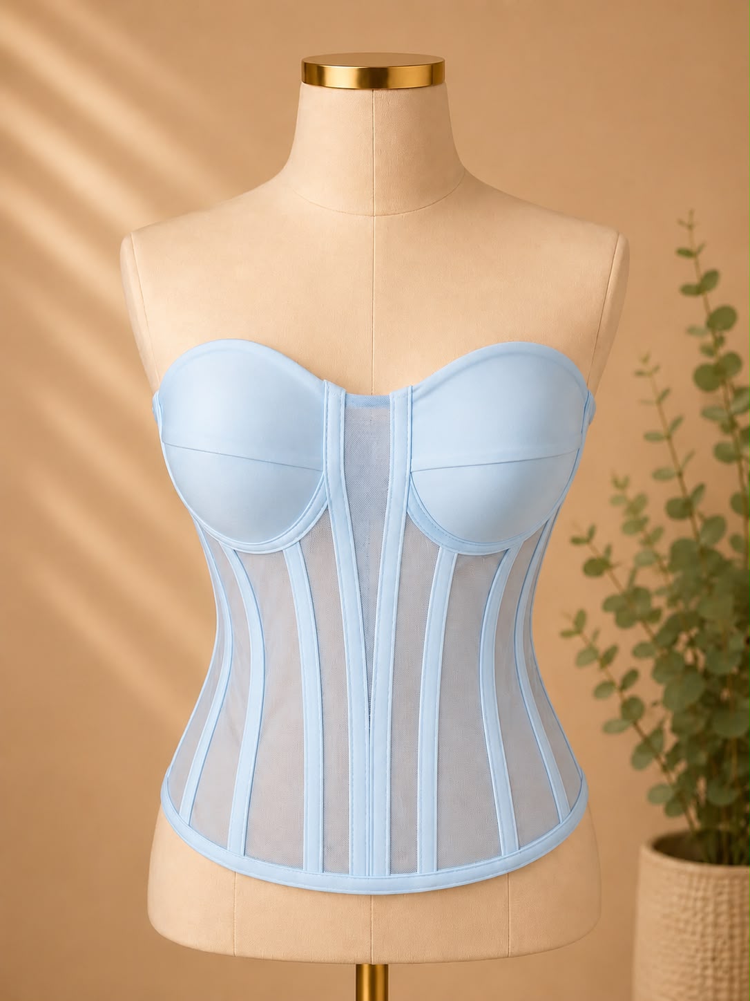 Corset Modelator cu Decupaj Rafinat In Cupe M2