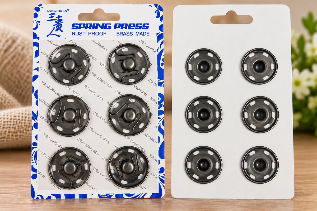 Capse Metalice De Cusut 2.5 Cm (6 Buc\Set)