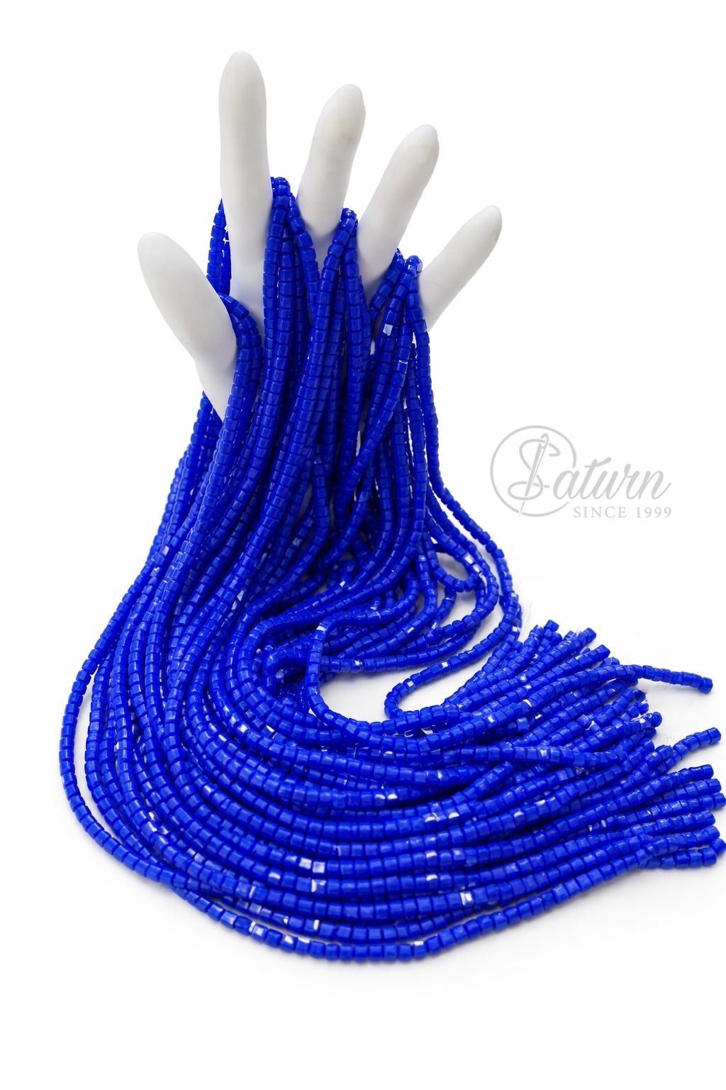 Sirag de margele/perle din sticla patrate 4mm diverse culori handmade mercerie saturn 
