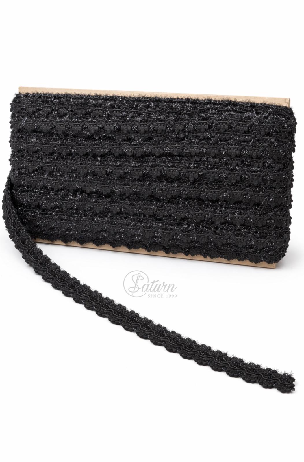 Banda decorativa neagra cu model floral 2 cm M34 – pasmanterie eleganta la metru banda decorativa
pasmanterie
accesorii cusut
fir metalizat
ornamente textile
materiale handmade mercerie saturn 