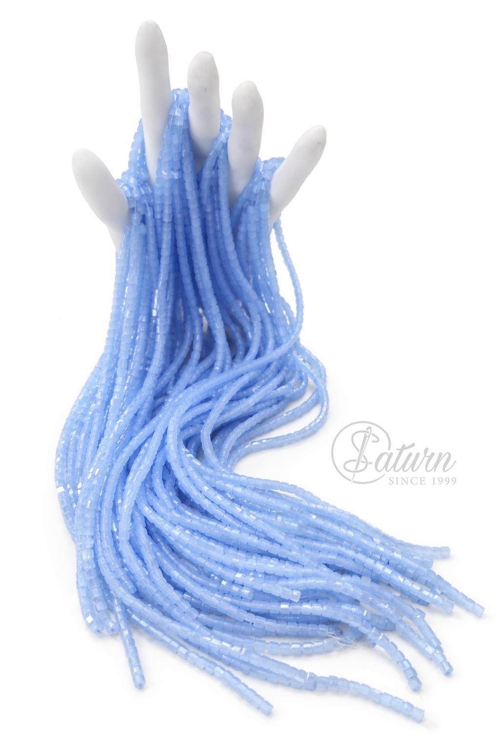 Sirag de margele/perle din sticla patrate 4mm diverse culori handmade mercerie saturn 
