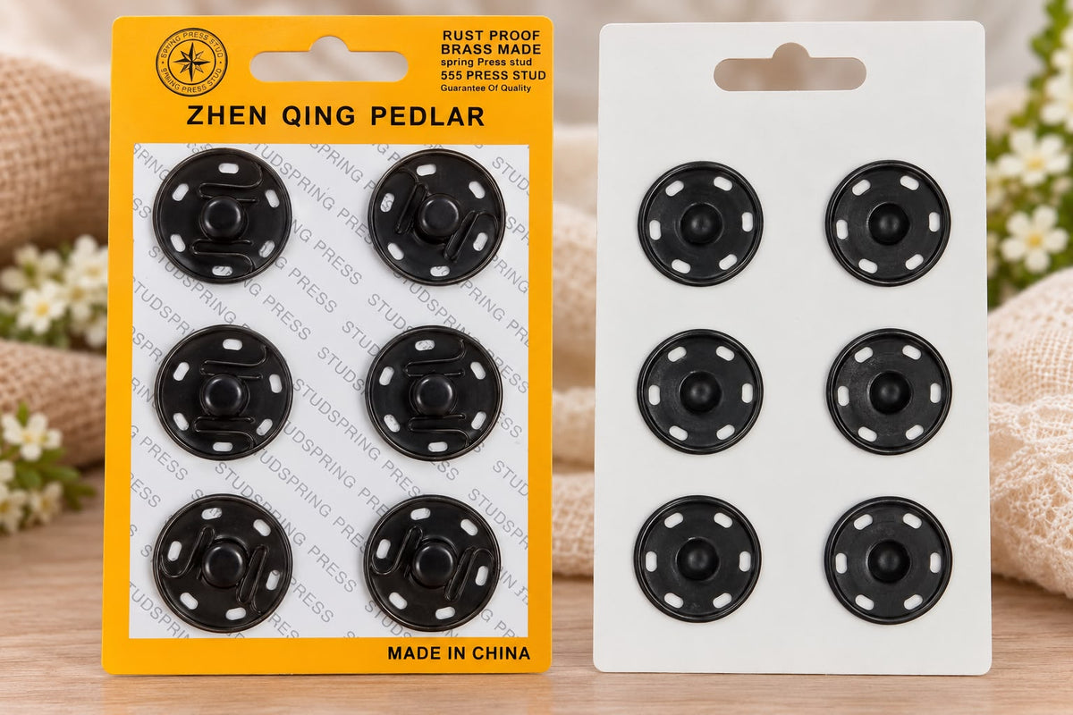 Capse Metalice De Cusut 2.5 Cm (6 Buc\Set)