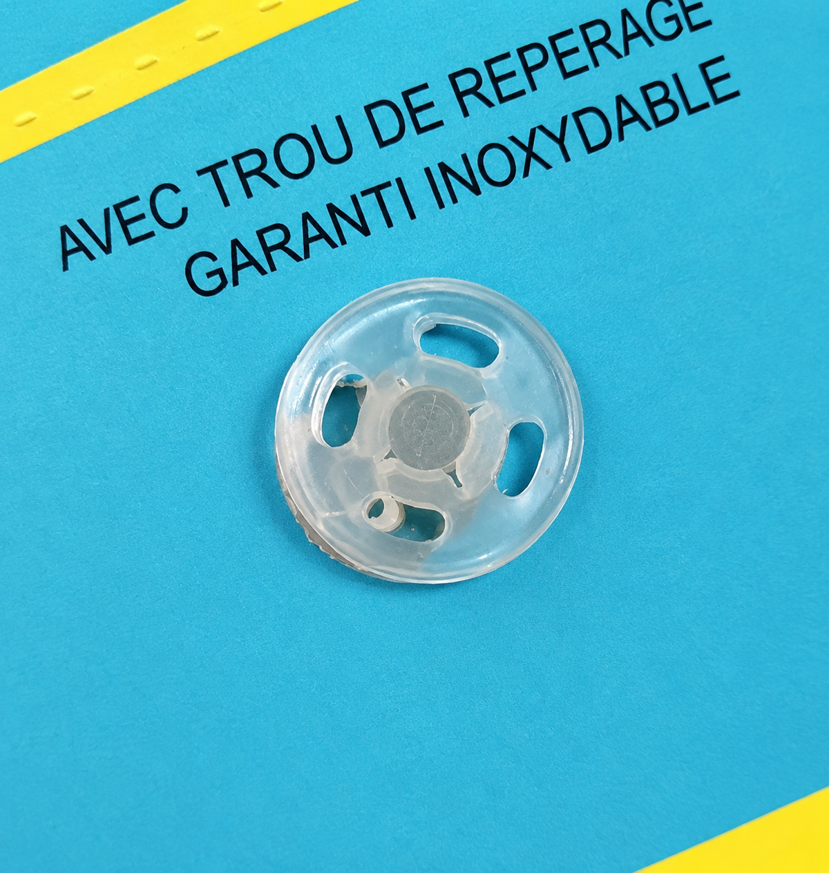 Capse De Cusut Transparente De Plastic (Set 24 Bucati)