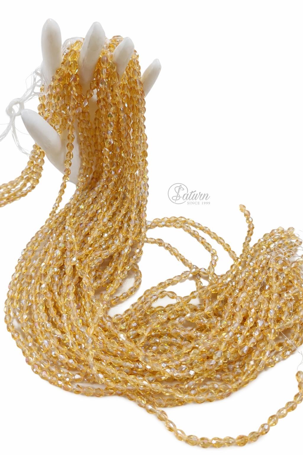 Sirag margele cristale fatetate 6x8 mm, model oval, 70 margele/sirag, culori diverse pentru bijuterii handmade mercerie saturn 