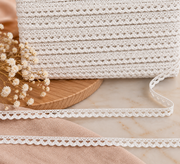 Dantela Bumbac 1 Cm (15 Yards=13.72 Metri\Rola) Model 1212