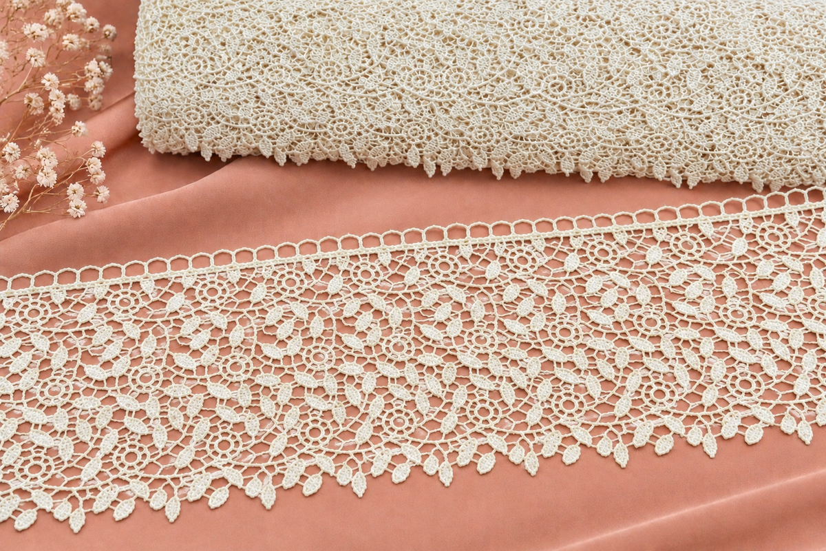 Dantela Gabir 12 Cm 10 Yards\Rola (9.14 Metri\Rola) Model 0672