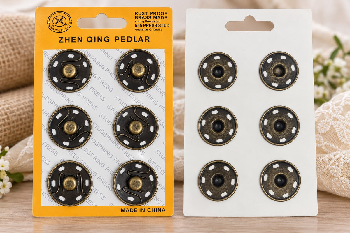 Capse Metalice De Cusut 2.5 Cm (6 Buc\Set)