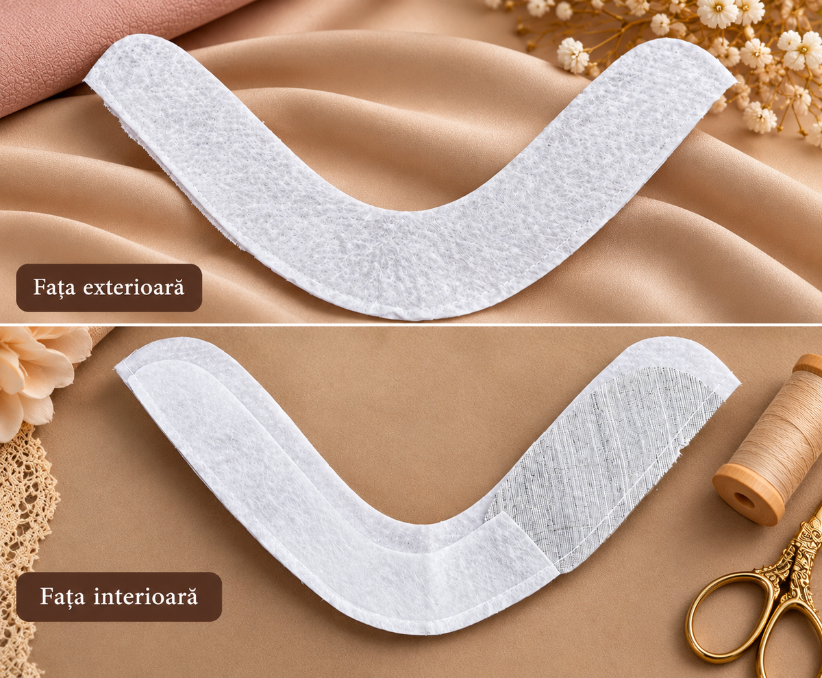 Cuglu Pentru Gulere 34 Cm x 6 Cm – Pereche (2 Bucati)