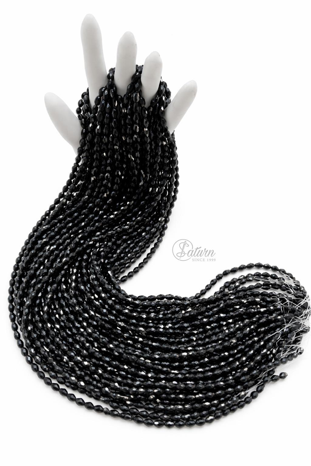 Sirag margele cristale fatetate 6x8 mm, model oval, 70 margele/sirag, culori diverse pentru bijuterii handmade