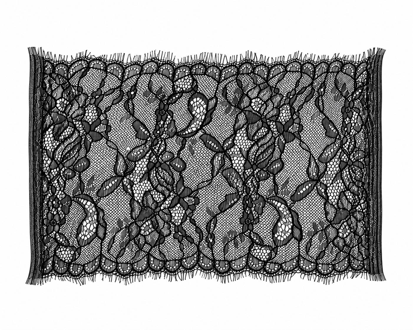 Dantela Chantilly  19 cm – Rola 30 Metri | Dantela Fina pentru Rochii si Lenjerie/#6018A
