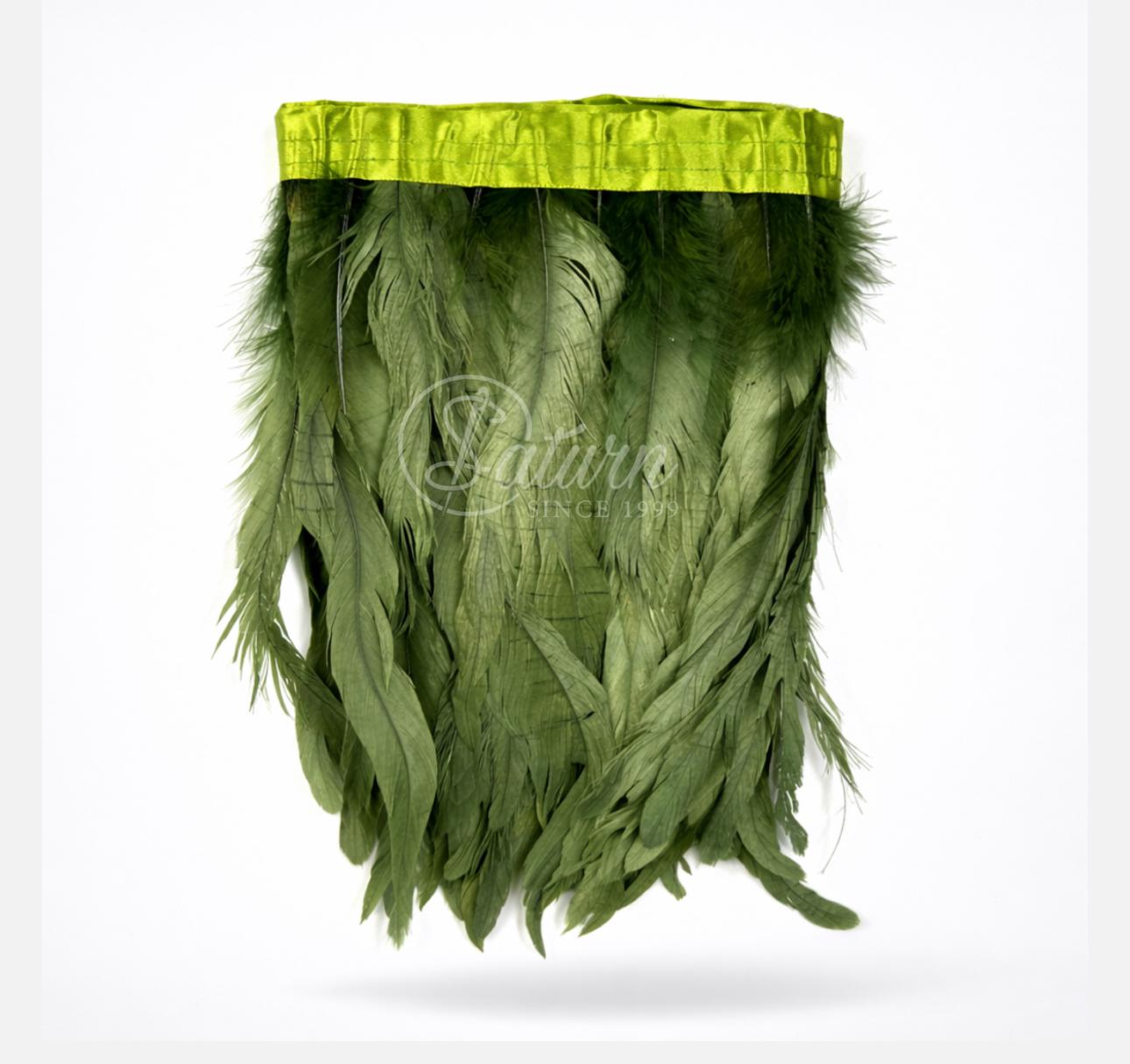 Pene Decorative de Cocos – 2 Metri/Pachet, Lungime 30 cm, Culori Variate 