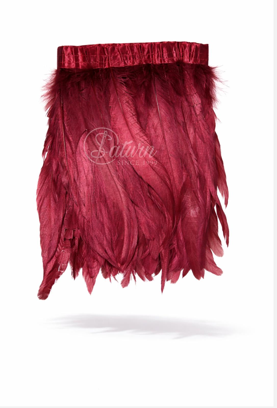 Pene Decorative de Cocos – 2 Metri/Pachet, Lungime 30 cm, Culori Variate mercerie saturn 