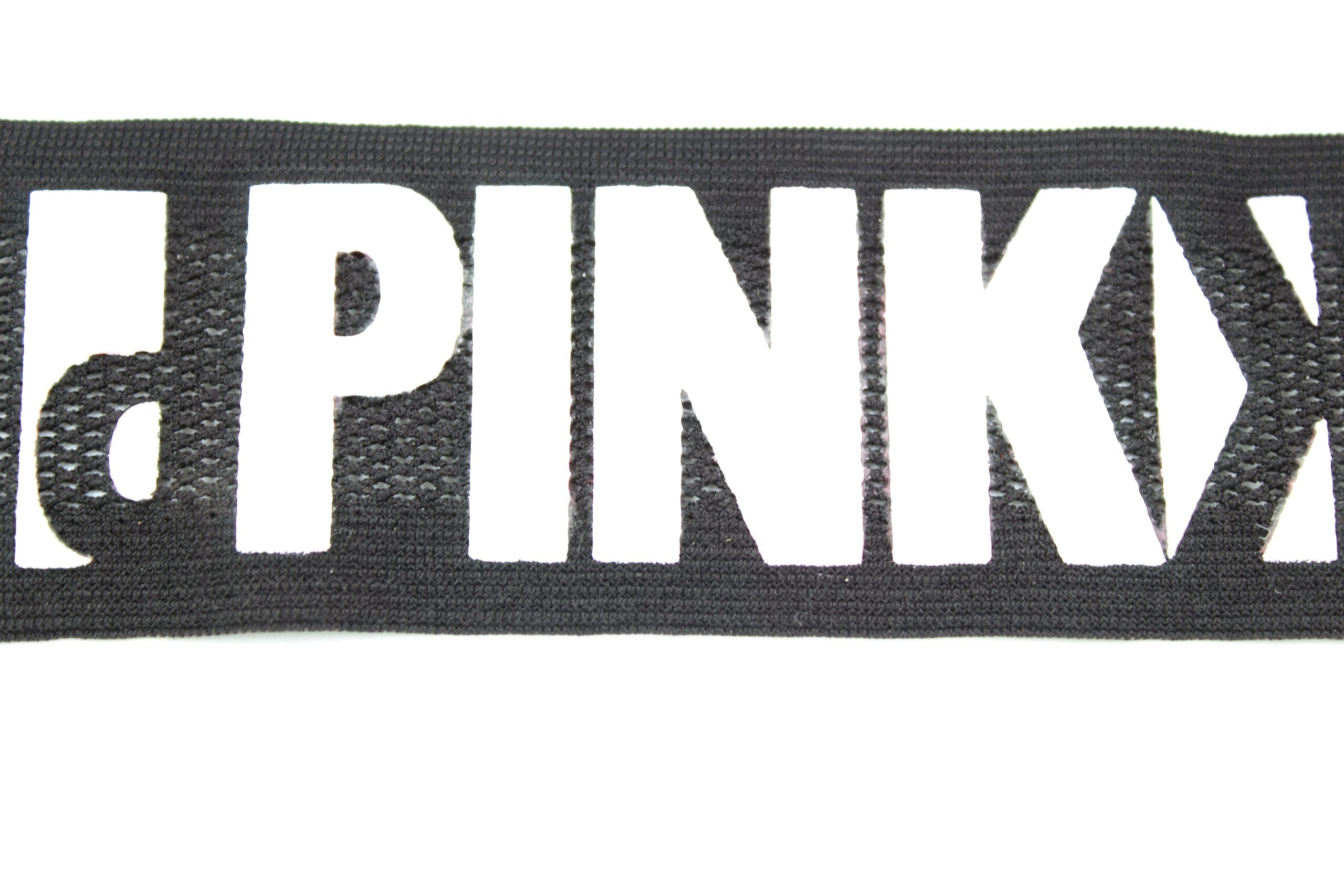 Banda elastica Pink cu scris cauciucat – 4 cm/50Iards 46 metri/rola