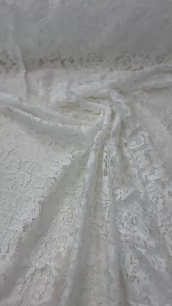 Încărcați videoclipul: Dantela Florala pentru Rochii Elegante din Bumbac si  poliester si Rochii de Mireasa 140cm/la metru