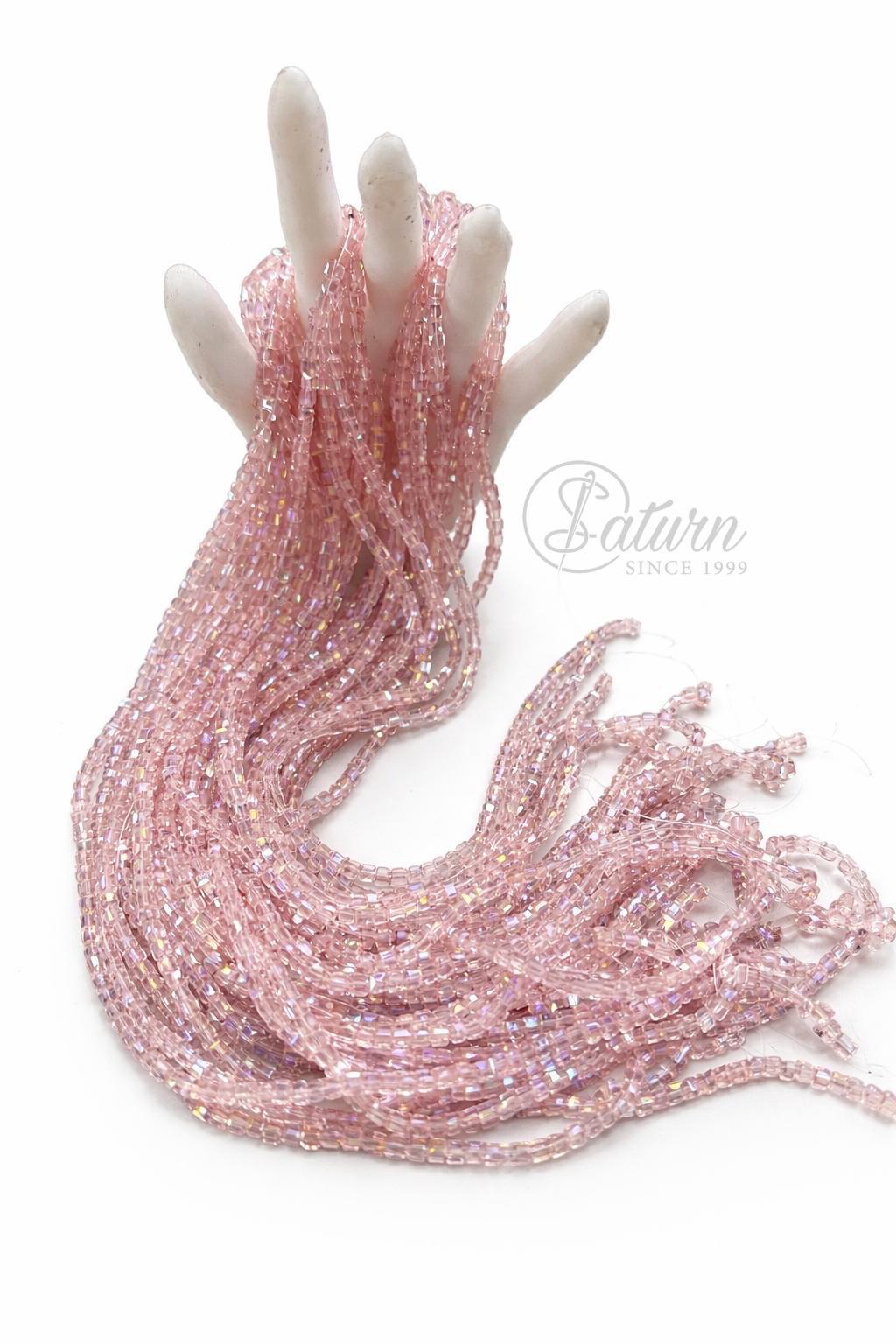 Sirag de margele/perle din sticla patrate 4mm diverse culori handmade mercerie saturn 