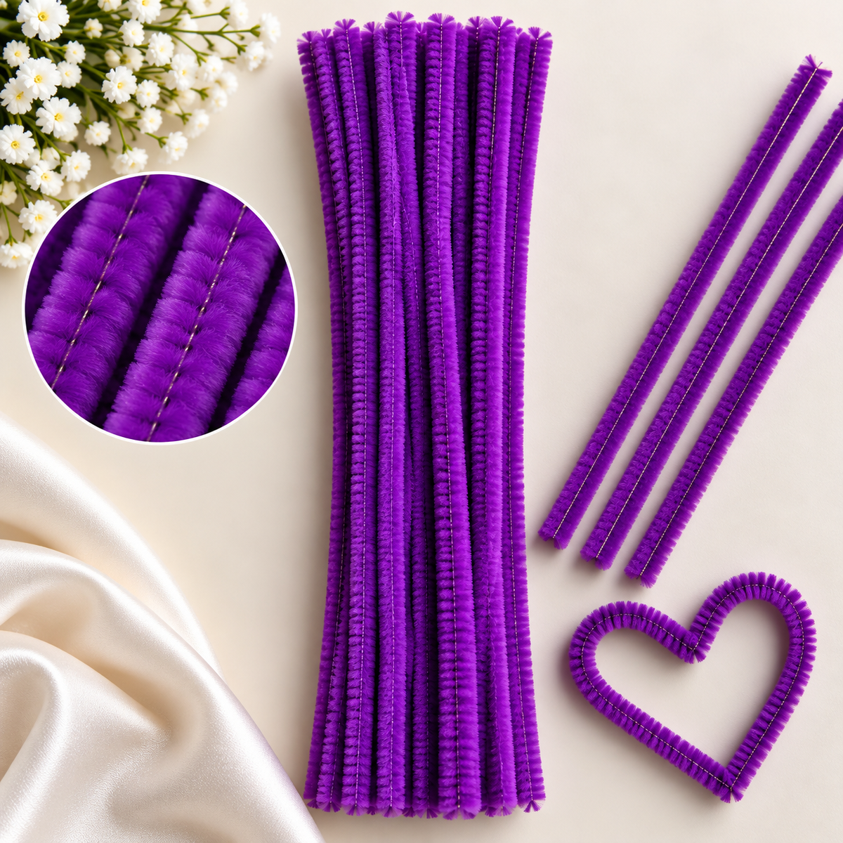 Sarma Decorativa Plusata 30 cm x 6 mm - Set 100 Buc