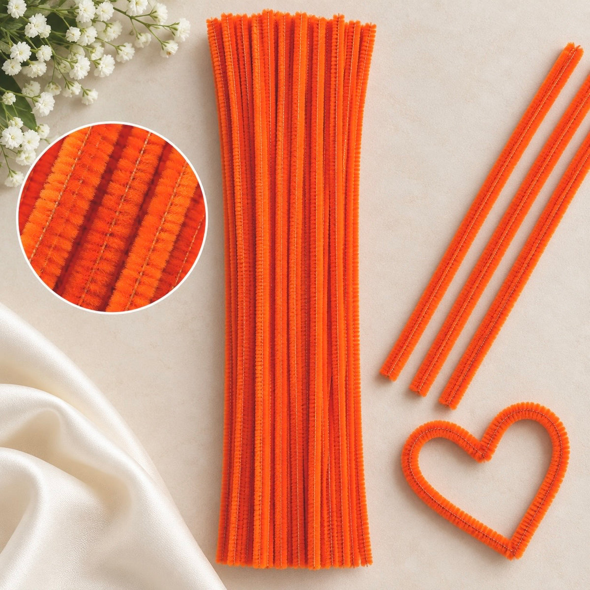 Sarma Decorativa Plusata 30 cm x 6 mm - Set 100 Buc
