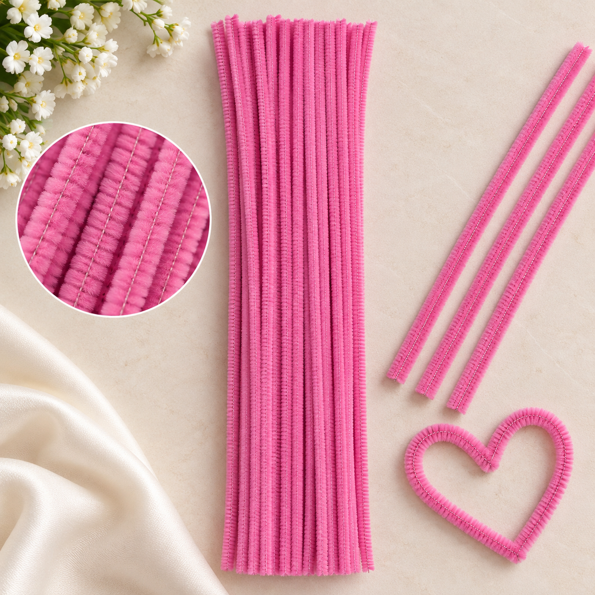 Sarma Decorativa Plusata 30 cm x 6 mm - Set 100 Buc