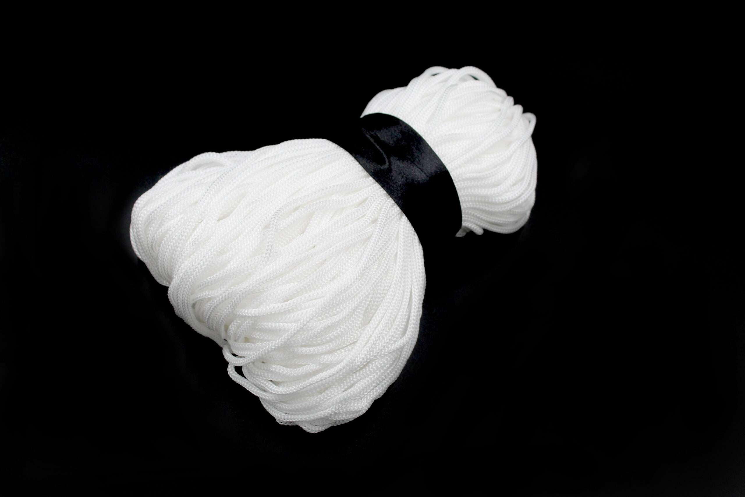 Snur Rotund Poliester 3 mm – 100 m/Rola pentru Treninguri si Îmbracaminte