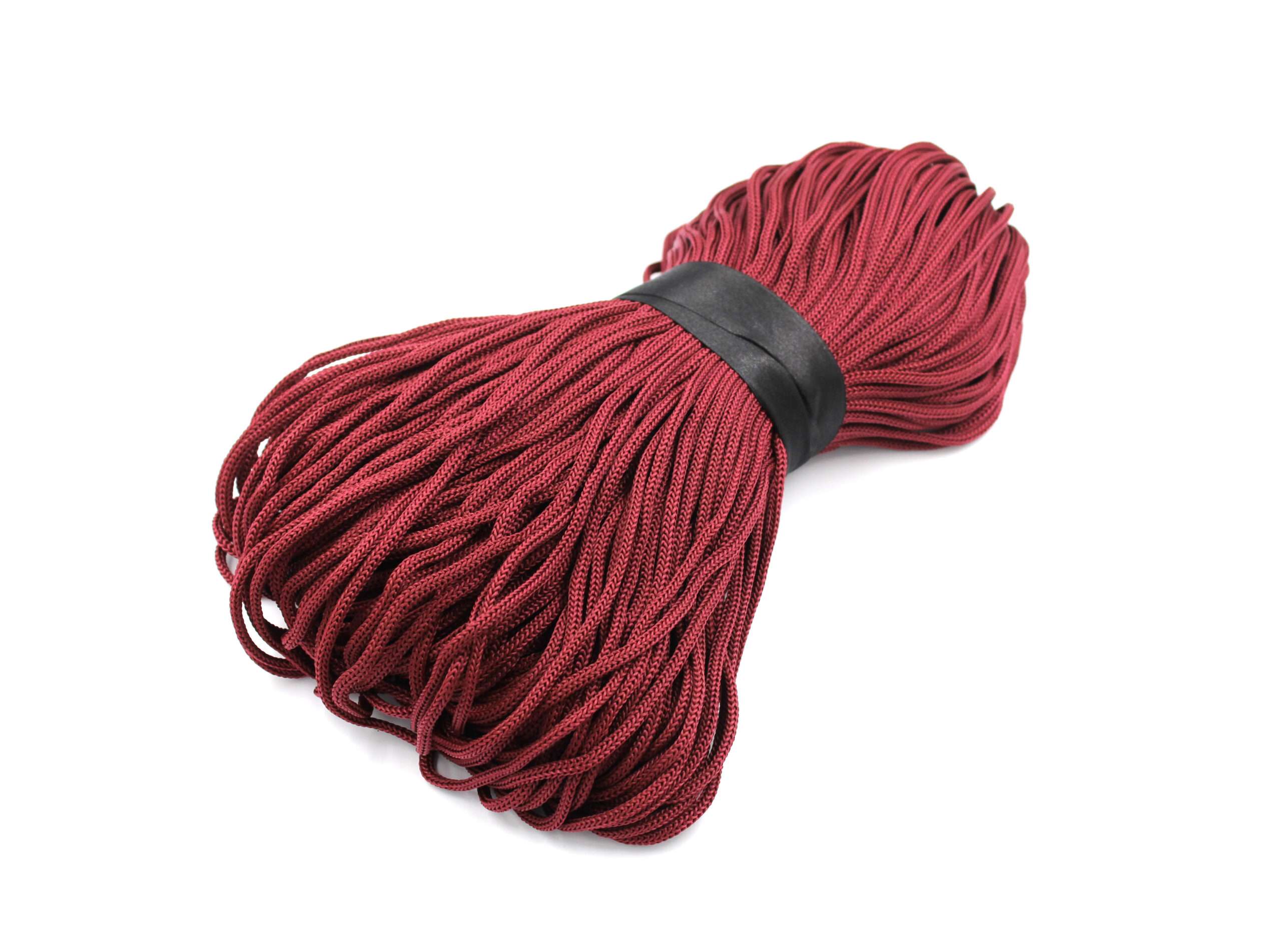Snur Rotund Poliester 3 mm – 100 m/Rola pentru Treninguri si Îmbracaminte