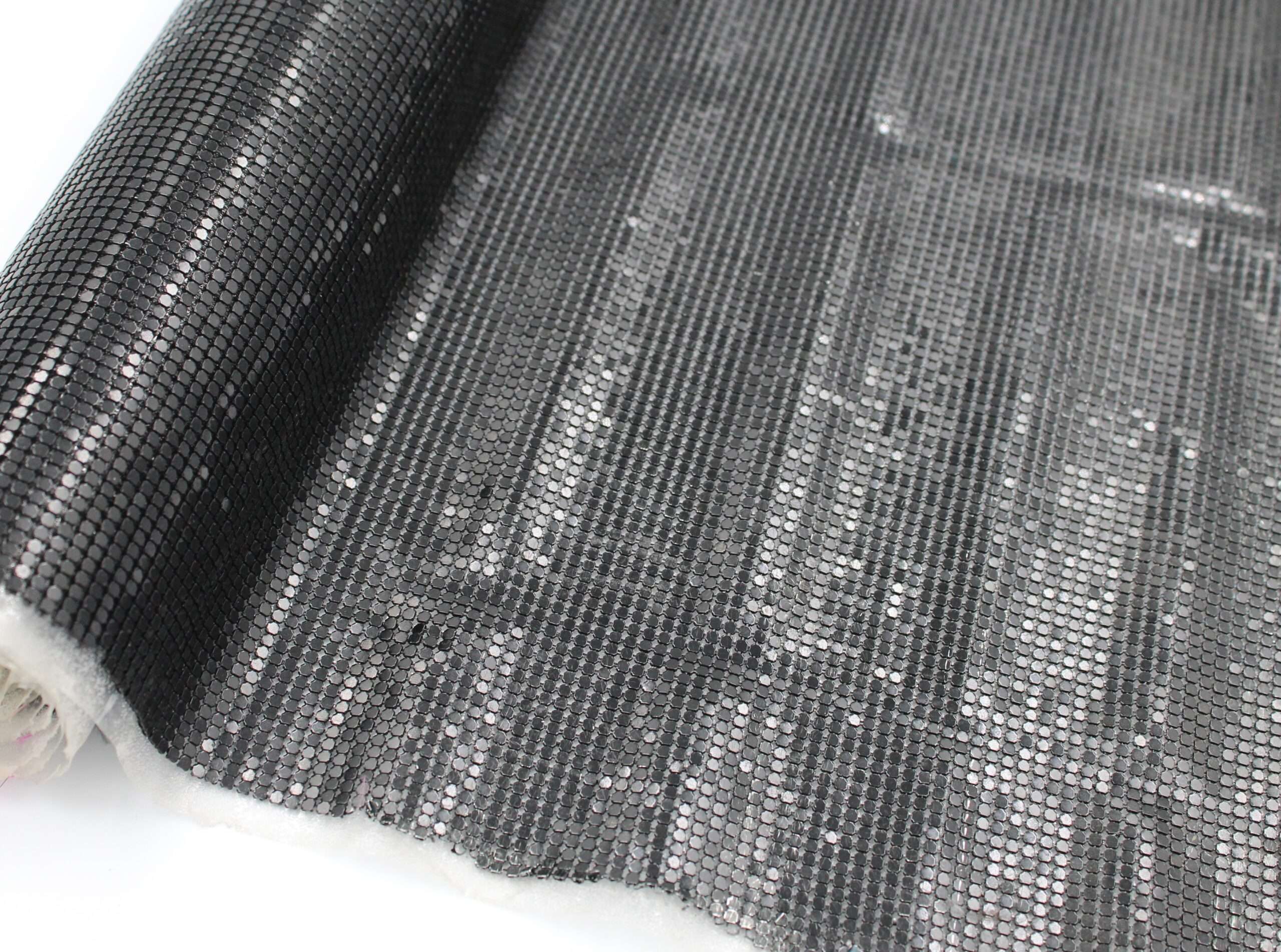 Folie Strasuri Termoadezive Metalice 40 x 115 cm – Auriu, Argintiu, Negru, Argintiu AB