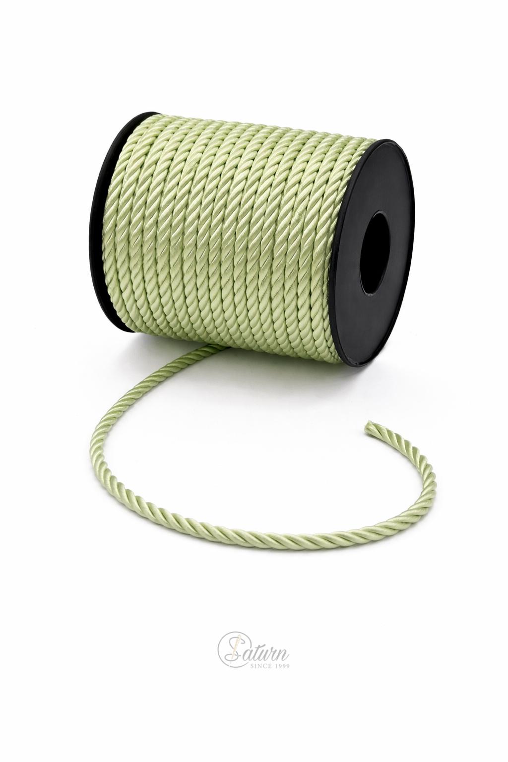 Snur Rasucit din Poliester 4 mm – Rola 25 m – Accesoriu Decorativ Textil